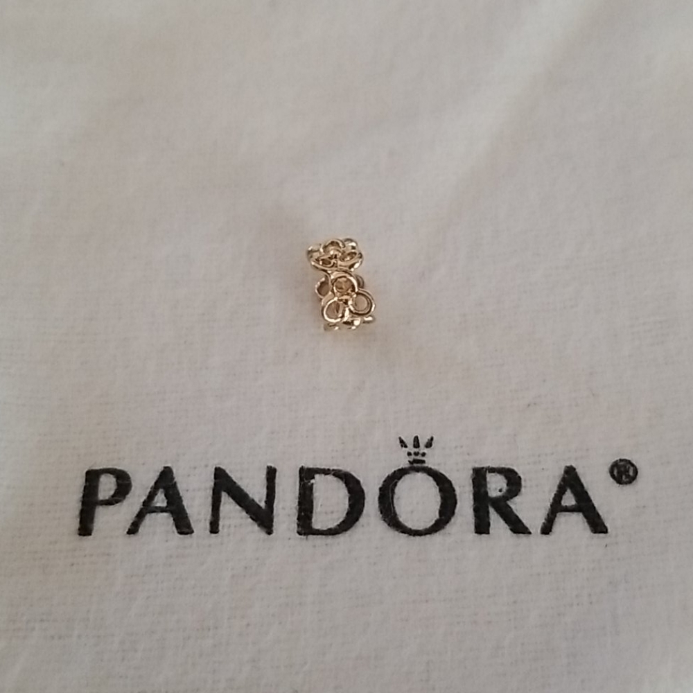 NEW Authentic Pandora Gold Spacer Charm